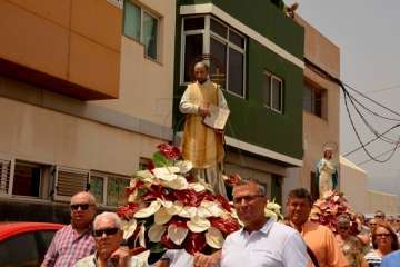 San Ignacio de Loyola se despide de sus fiestas en La Majadilla-Telde (Foto Francisco Javier Santana)